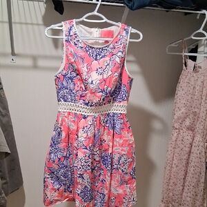 Floral Pink Lilly Dress